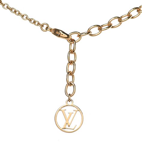 louis vuitton flower full necklace silver|louis vuitton monogram locket necklace.